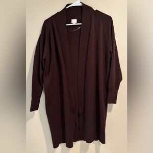 a new day Chocolate Brown Cardigan